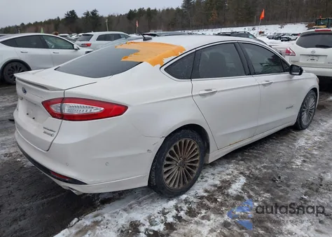 2013 Ford Fusion Hybrid Titanium из США, поврежденный, VIN 3FA6P0RU7DR281723